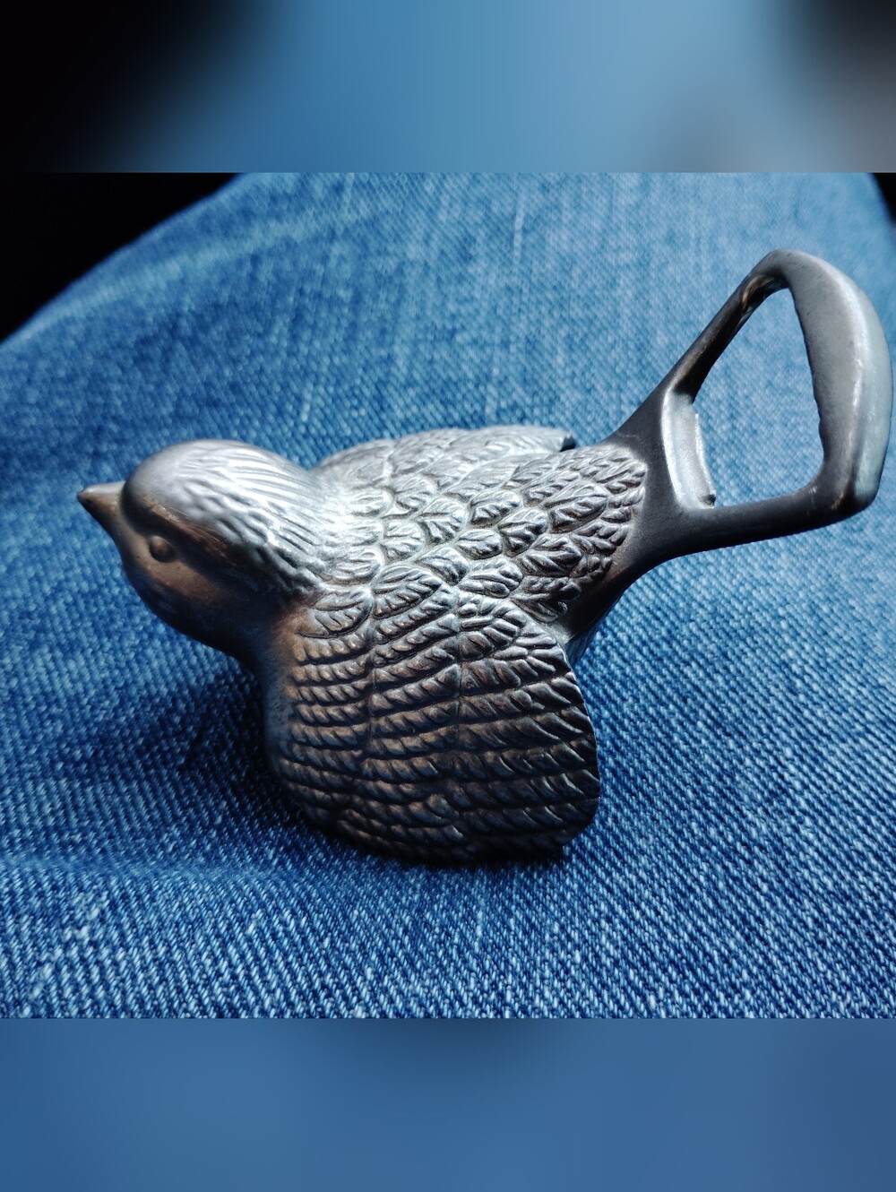 Metal Bird Bottle Opener Vintage